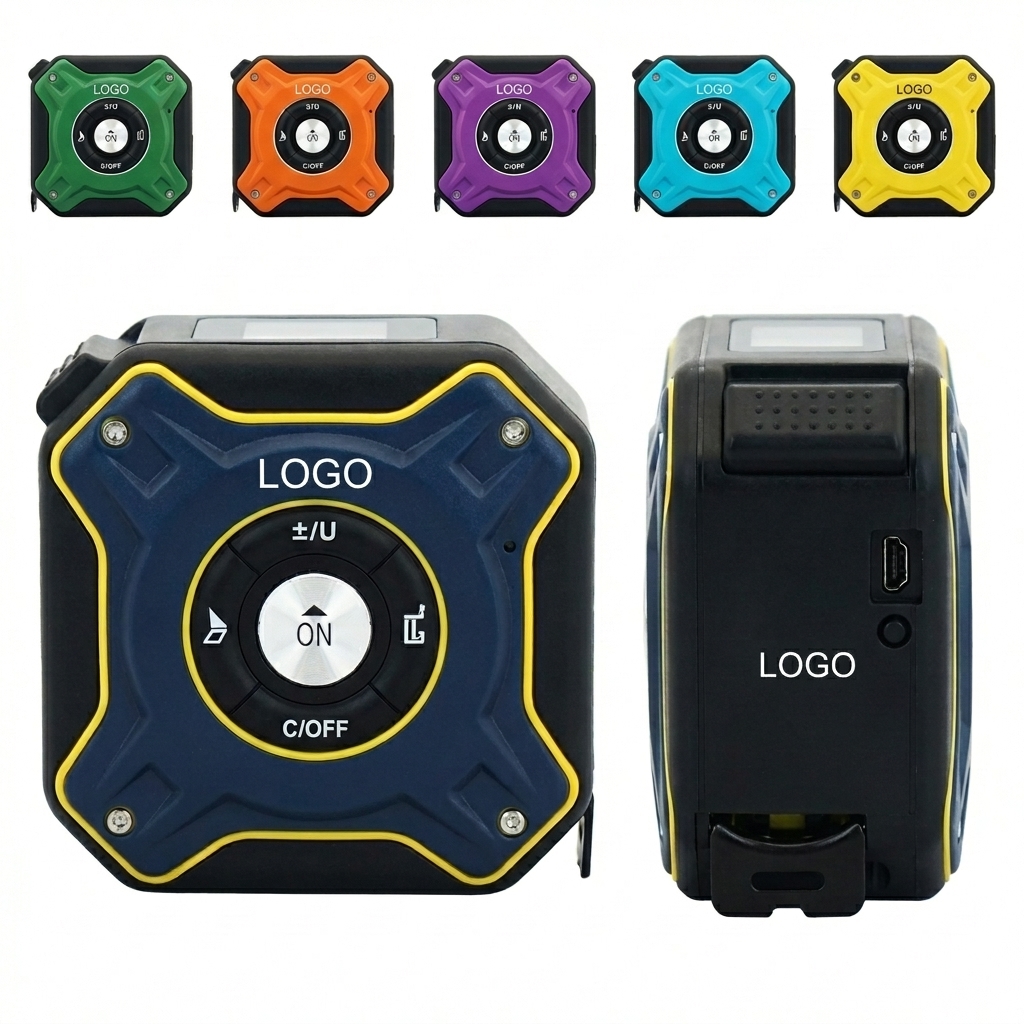 Digital Laser Tape Measure with Real-Time LED Display for Large Area Measurement
